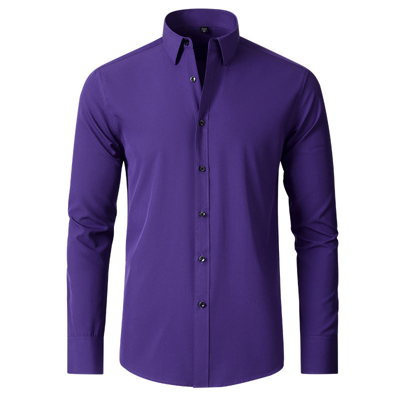 Full Elastic Force Shirt Men for Comfortable Everyday Wear