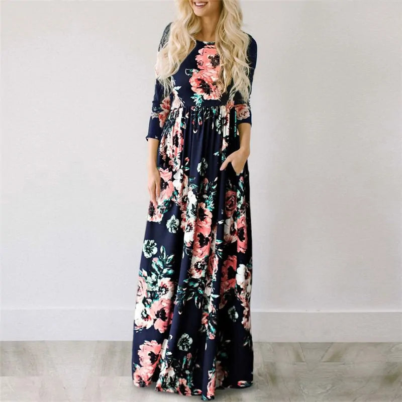 Bohemian Party Dress For Women - Elegant and Flowing Style