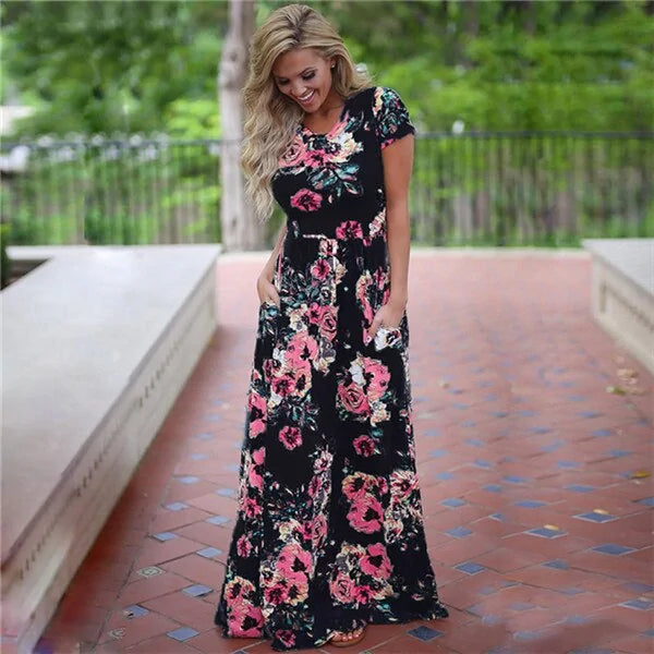 Bohemian Party Dress For Women - Elegant and Flowing Style