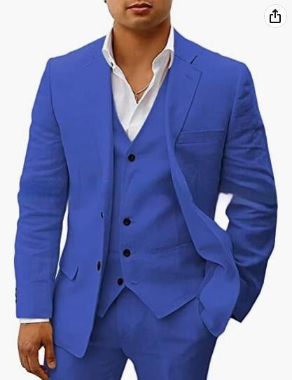 Casual Suit Groom Wedding Banquet Suit for All Seasons