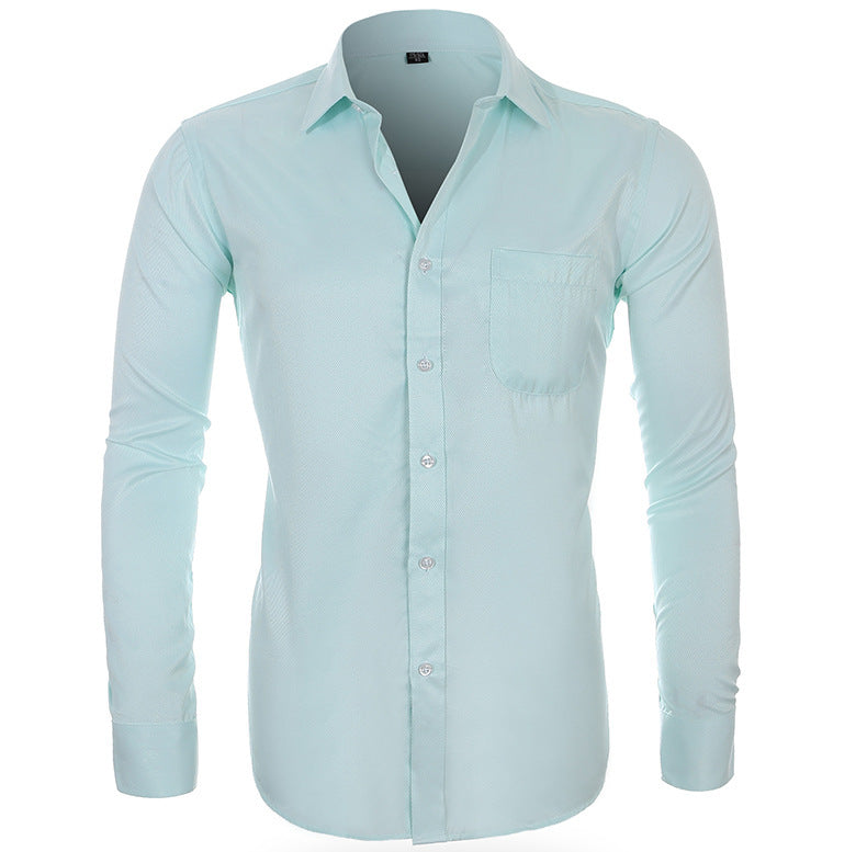 Men's Large Business Classic Shirt in Solid Colors