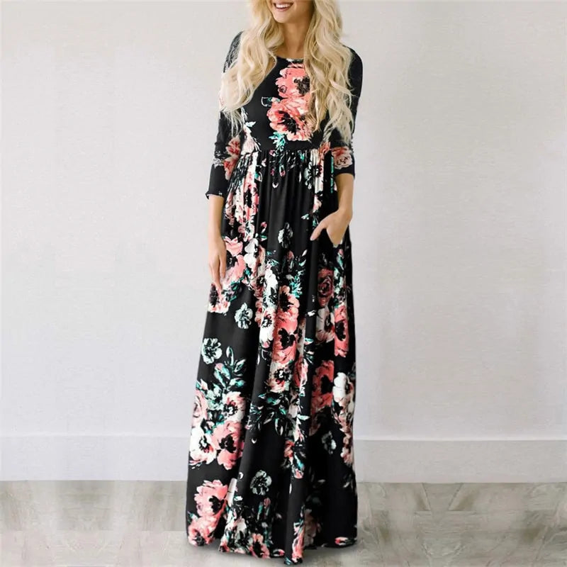 Bohemian Party Dress For Women - Elegant and Flowing Style