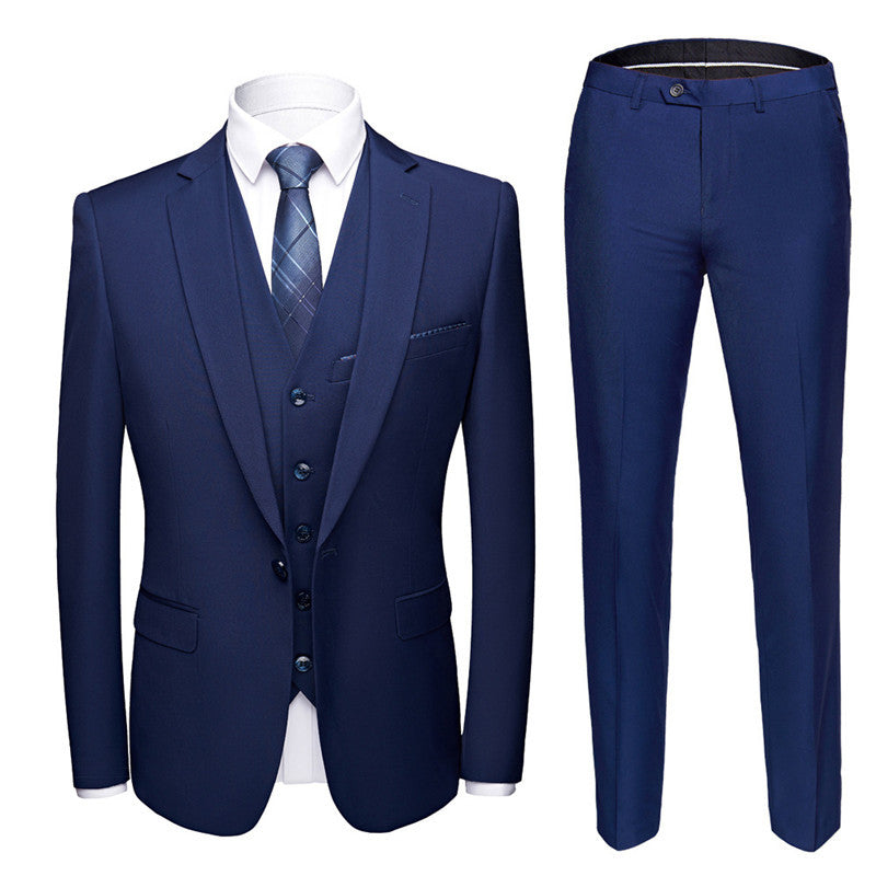 Men's Business Suits Wedding Dress Suit Set for All Seasons