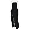 Strapless Split Long Dress Summer